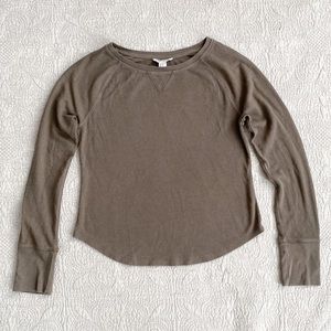 Forever 21 Waffle Knit Top